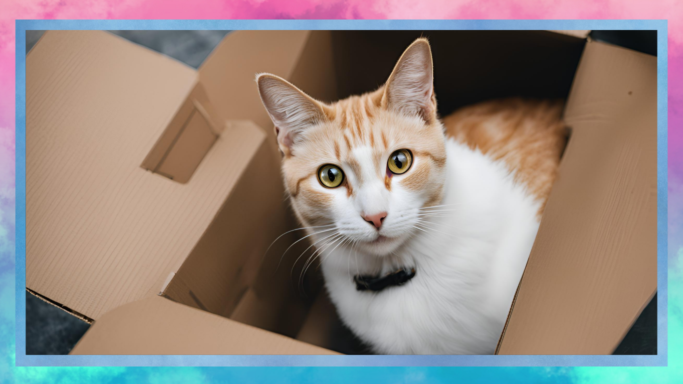 Why are cats so fascinated by boxes? Exploring the reasons, behind feline behavior quirks.
