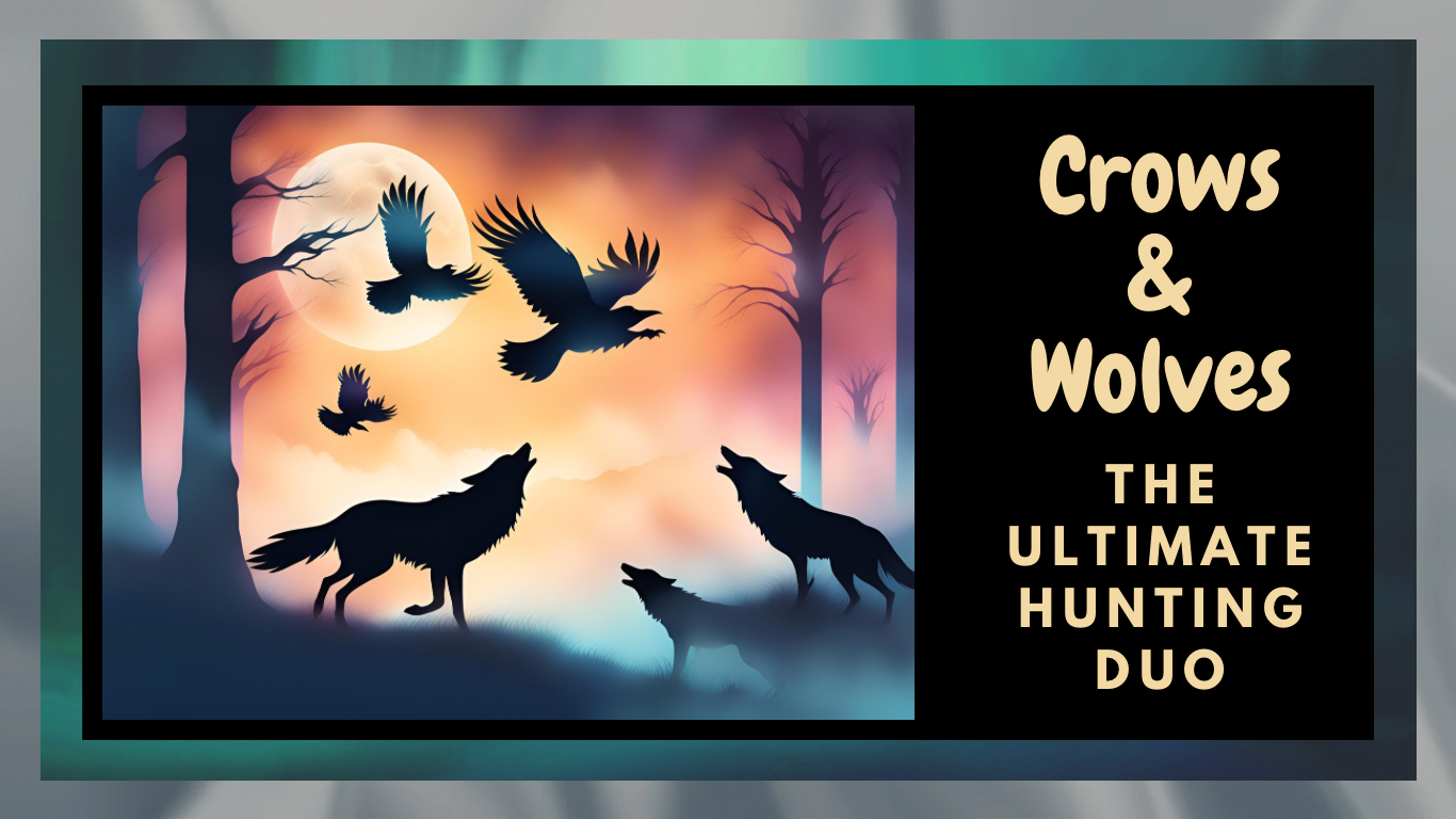 The Call of Cooperation: How Crows and Wolves Work Together to Hunt